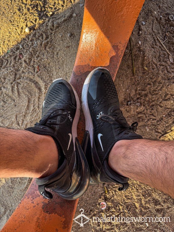 MILITARY DUDE USED SWEATY GYM SHOES