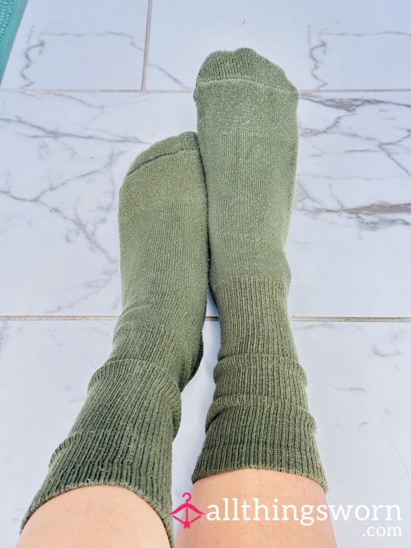 Military Green Socks