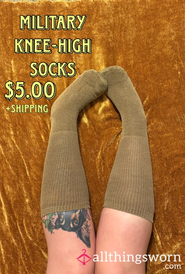 Military Knee-High Socks 🧦 🫡 🇺🇸
