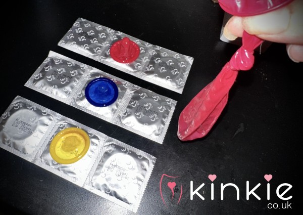 Mine & Husbands Scented Coloured Filled Condoms 💦