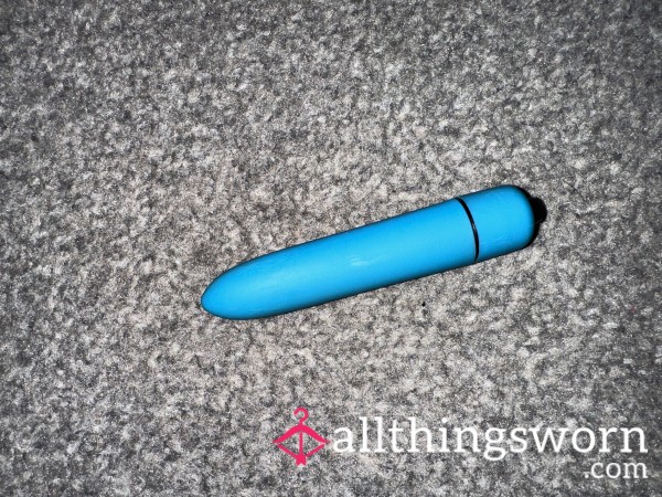 Mini Blue Bullet Vibrator (Heavily Used)
