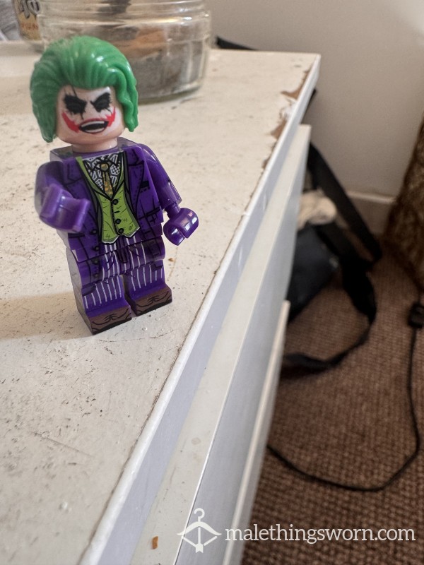 Mini Figur*ne(joker) 😉 Next To My C*ck 🍆🦍