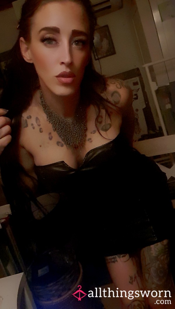Mini Leather Dress