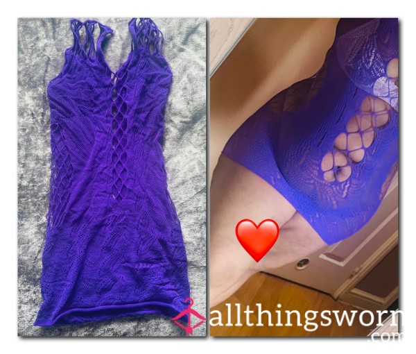 Mini Skimpy Purple Dress