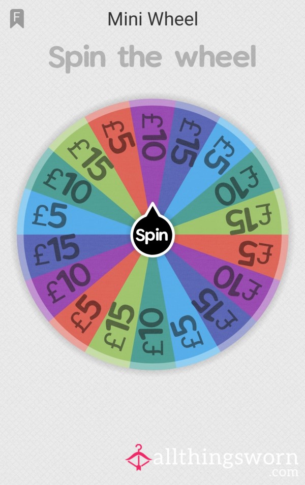 Mini Wheel - £5 To £15