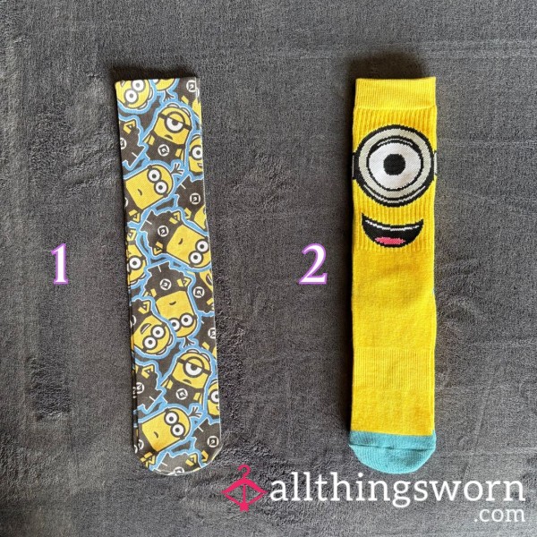 Minion Crew Socks