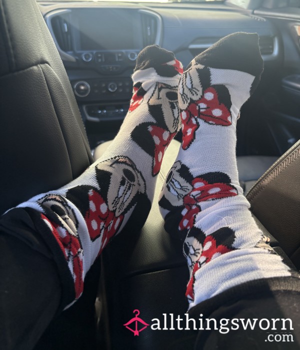 Minnie Mouse Socks With Custom