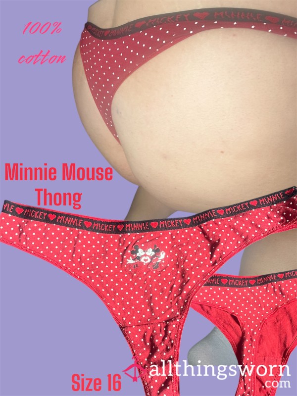 Minnie Mouse Thong