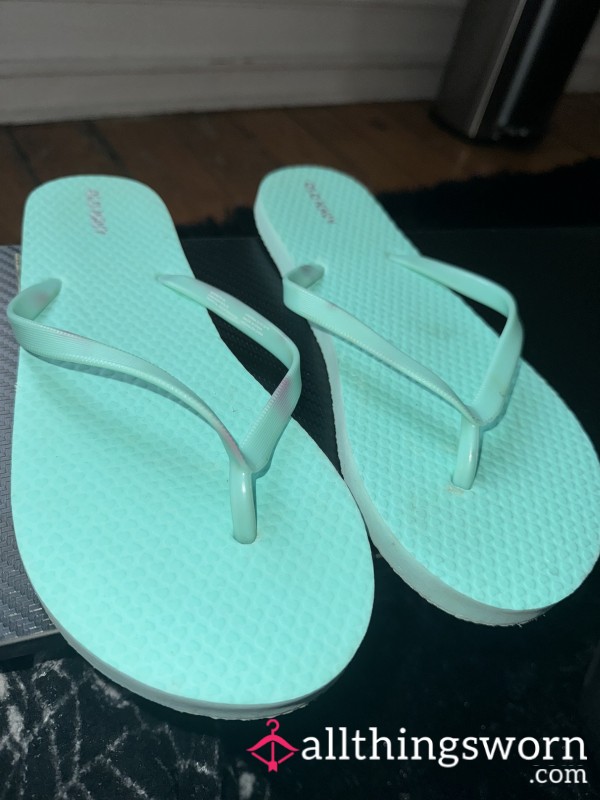 Mint Flip Flops