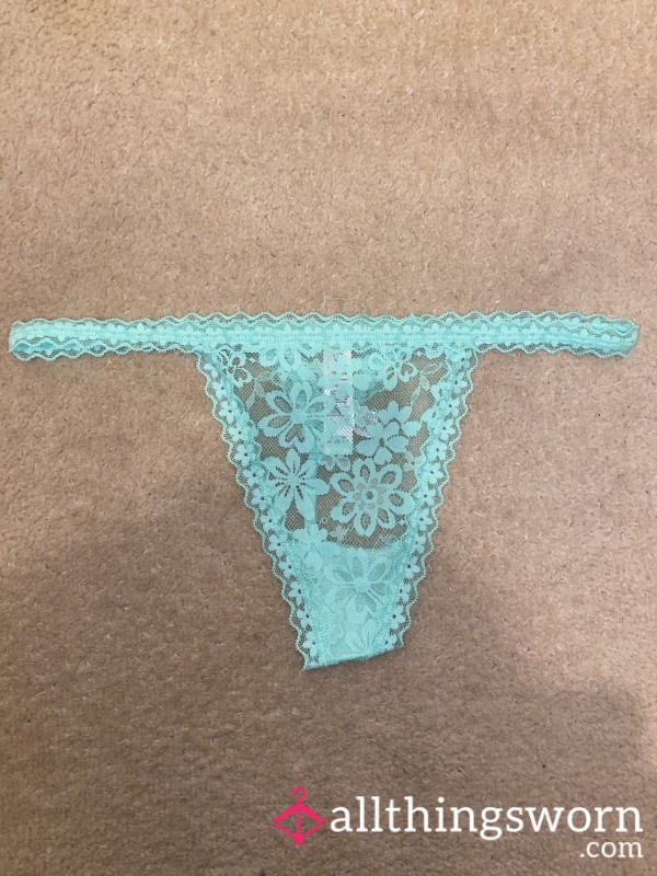 Mint Green G-String – Worn Just For You 💚
