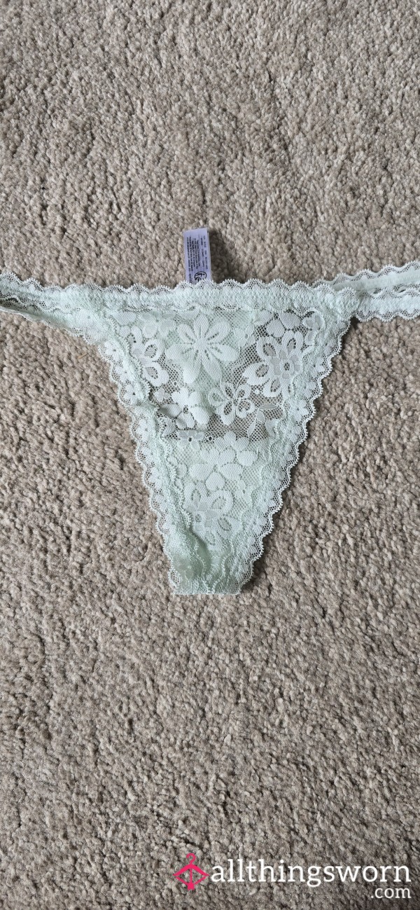 MINT GREEN THONG