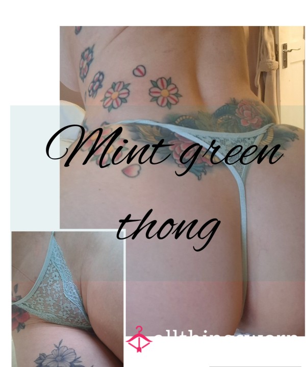 Mint Green Thong 💚