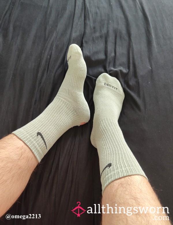 My Dirty, Smelly, Mint Nike Socks With A Big Hole