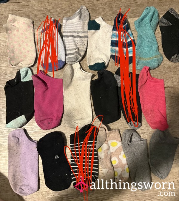 🧦Mismatched Ankle Socks!!!🧦