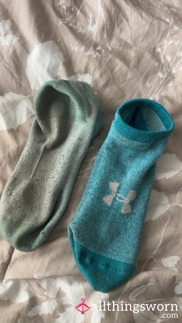 Mismatched Under Armour Socks