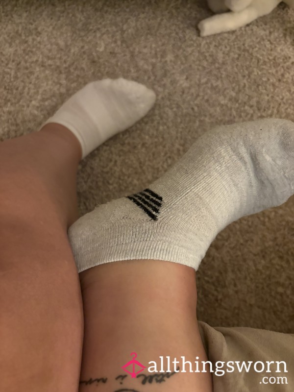 Mismatched Worn Socks