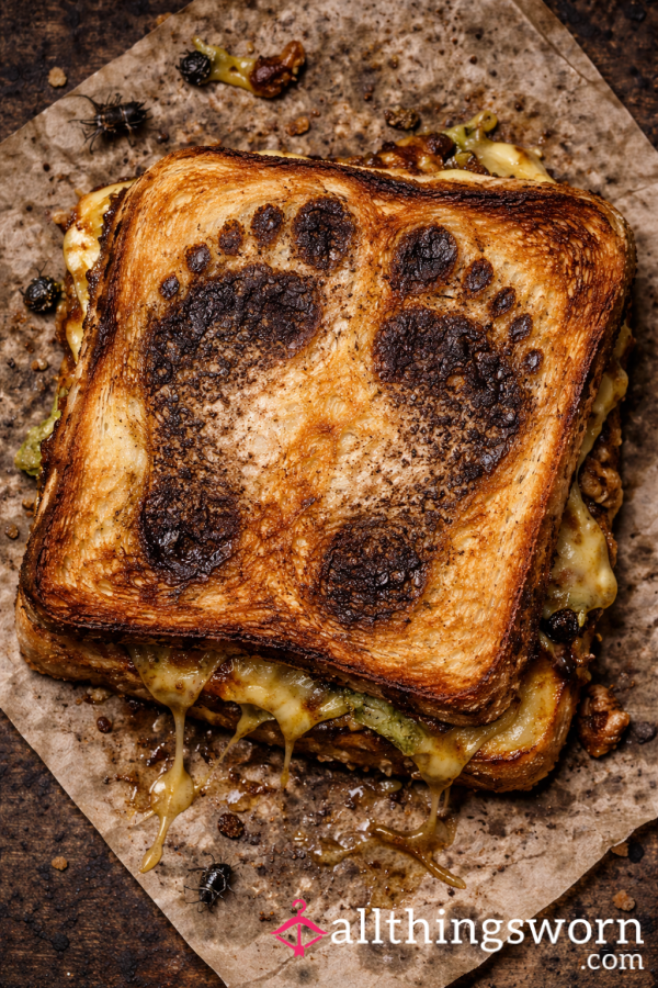 Miss Horns Extra Cheesy Foot Toastie 🥪🦶🏼🧀