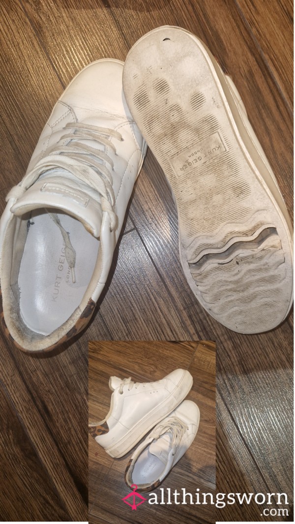👟 Miss KG White Trainers – Size 6