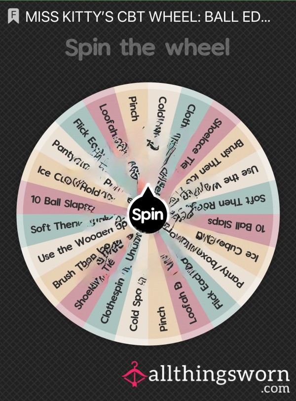 MISS KITTY’S CBT WHEEL: BALL EDITION 💥