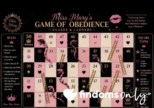 🎲 Miss Mary's Game Of Obedience 🎲
