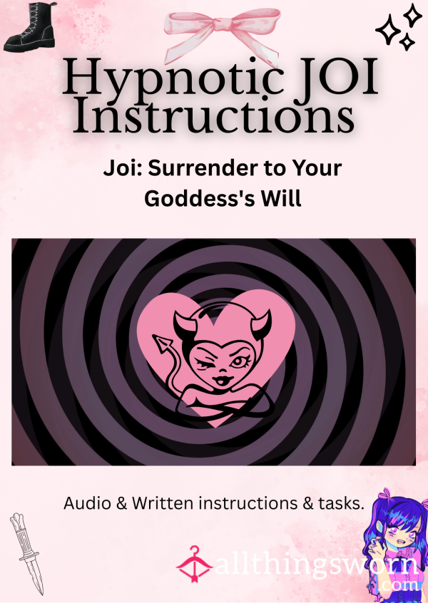 Miss Sarah's Hypnotic JOI Instructions