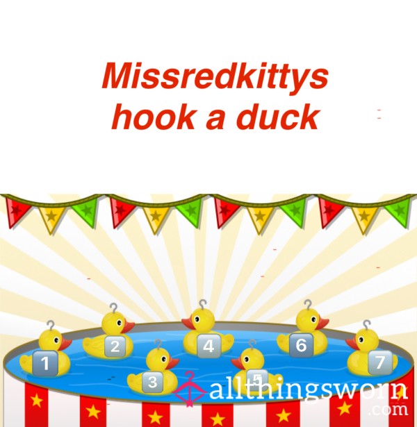 Missredkittys Hook A Duck