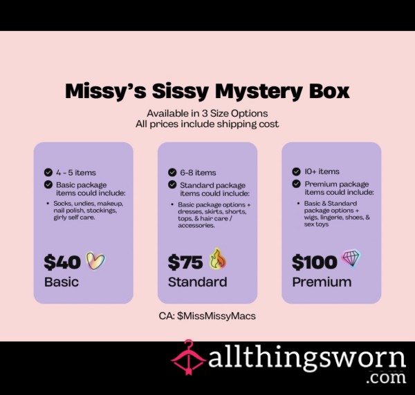 Missy’s Sissy Mystery Box
