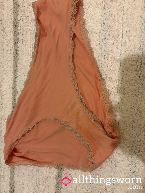 Mistress’ Worn Peach Panties