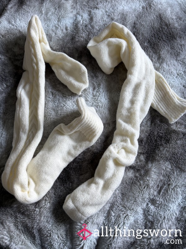 Mistresses Crotch High Wool Socks