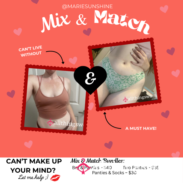 Mix & Match Bundle: Panties, Bras, & More
