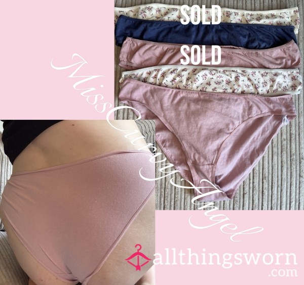 Mixed Colour Selection Of Cotton Brazilian Panties (postage Included)