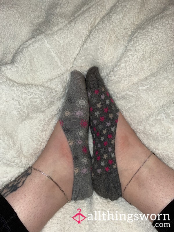 Mixed-Matched Pair Of Socks. *24hr Worn*