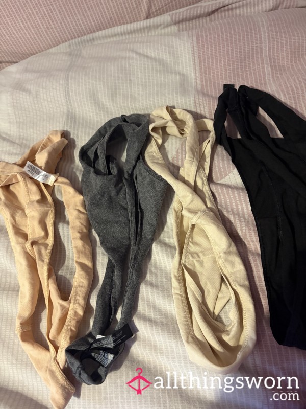 Mixed Thongs 4 Of Them