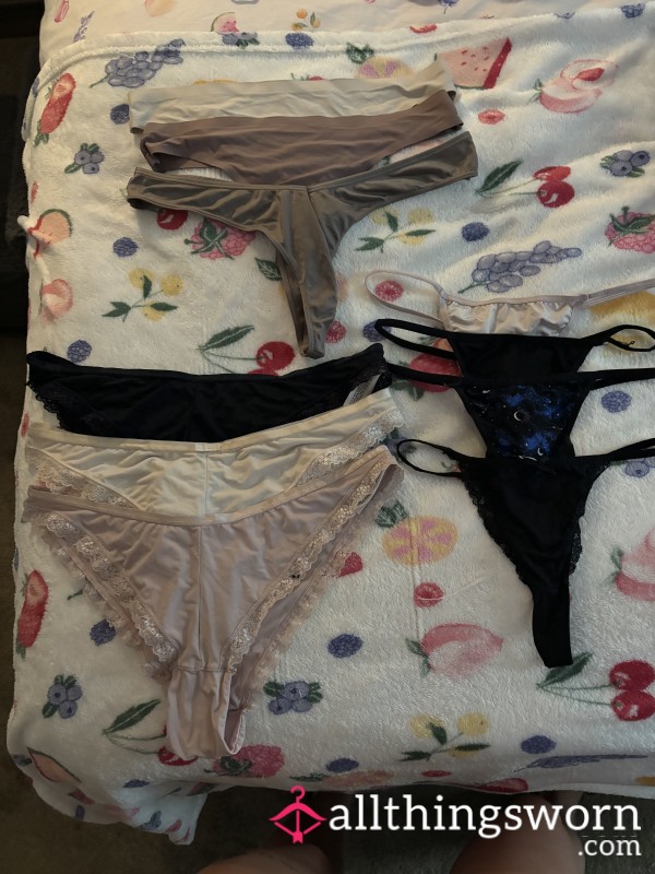 Mixture Of Satin Brazilians, Thongs And G Strings