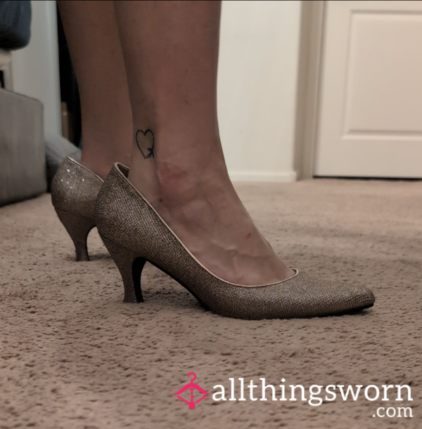 Modeling My Gold Heels