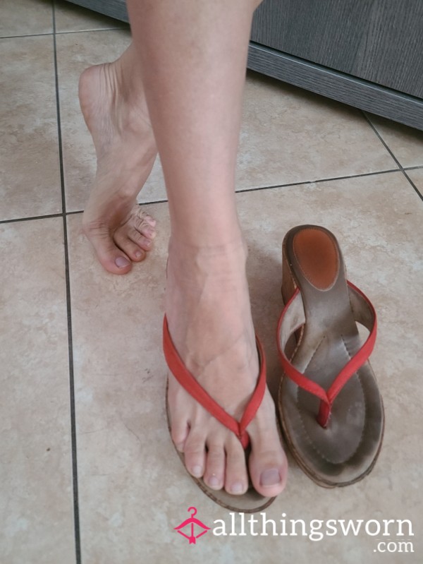 Modeling My Sandals And My Platforms...