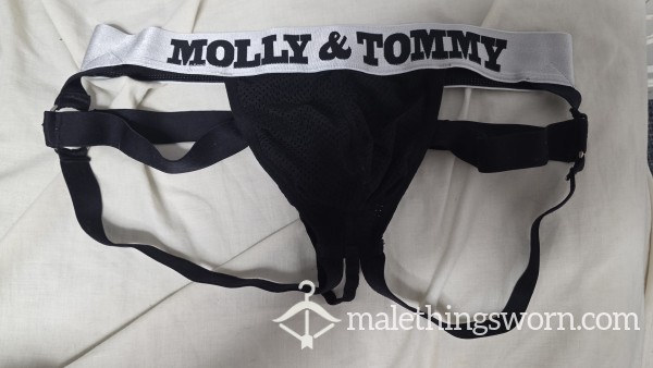 Molly & Tommy Black Thong-Jock XL