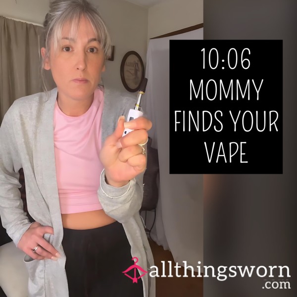 Mommy Finds Your Vape & Gets Horny After Smoking It