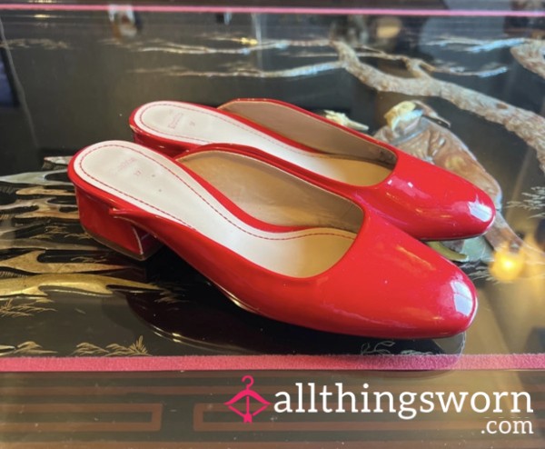 Mommy Nancy Red Slip Ons ♥️👠❤️❤️ Intro Offer £45!