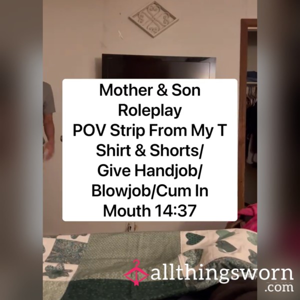 Mommy & Son C*ck Worship Taboo Couples Roleplay