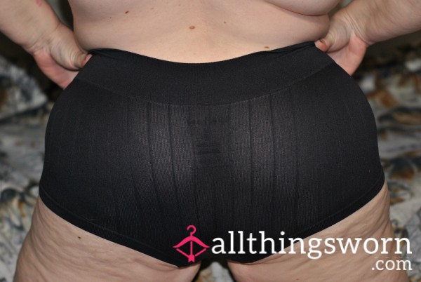 Mommy's Naughty Little Secret: My Bebe Black Boyshorts.