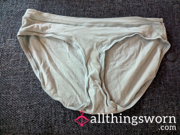 Mommy's Pale Blue Well-Worn Panties - Worship Me, Boys!