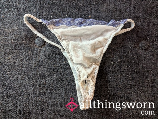 Mommy's Pink And Blue Thong - Worship Me, Boys!