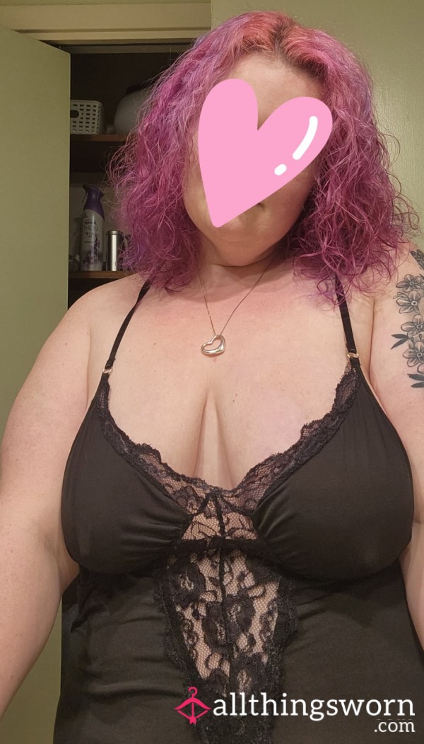 Mommy's S**y Black Nightie Size 5X