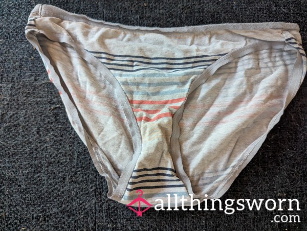 Mommy's Stripped Hipster Panty - Worship Me, Boys!