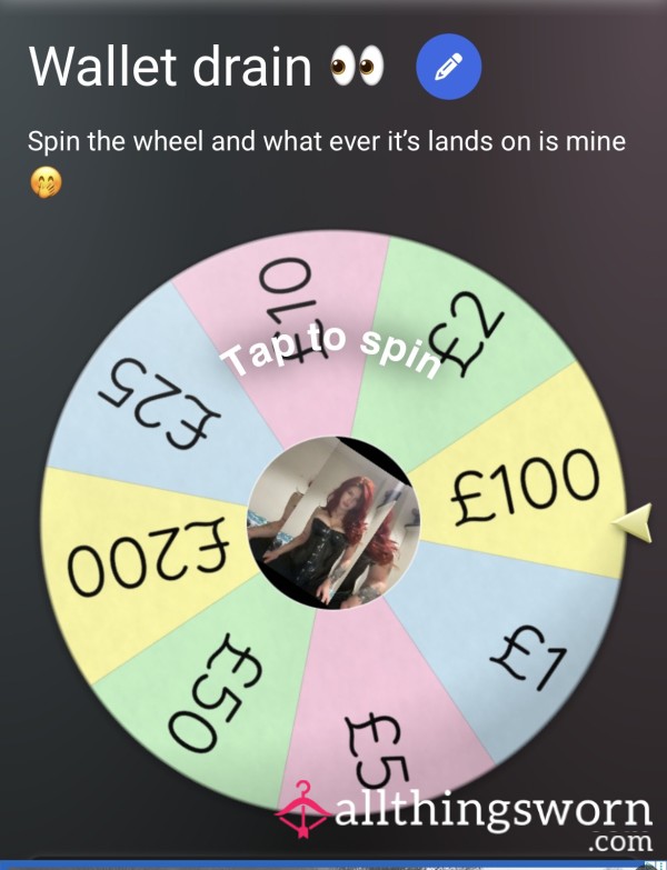 MONEY DRAIN WHEEL 🛞