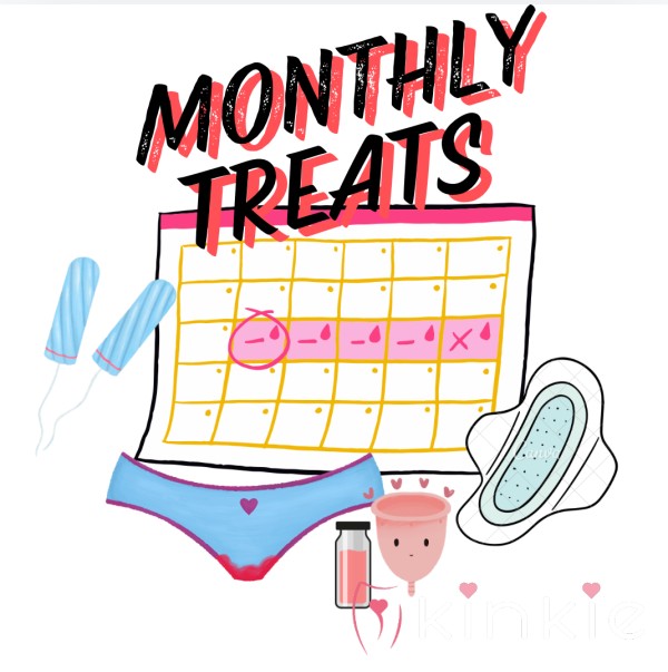 MONTHLY CYCLE Products - Pads, Vials, Stained Panties & More