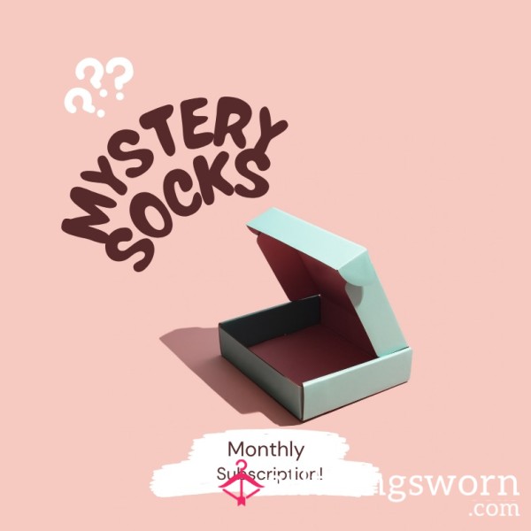 💌 Monthly Mystery Socks Subscription, 48hr Wear.