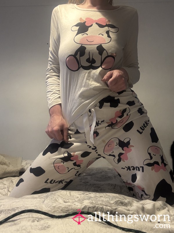 Mooo 🐮 Ladies Pjs 💦🍒