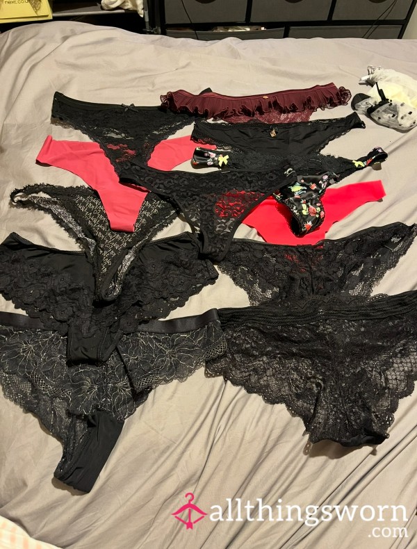 More Panties For You To Choose From. You Pick Them, I Wear Them, You Enjoy Me On Them!